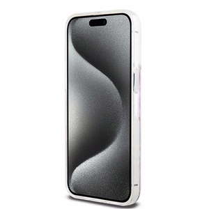 DKNY DKHCP15XLCPEPP iPhone 15 Pro Max6.7" roosa ümbris Liquid Glitter Multilogo