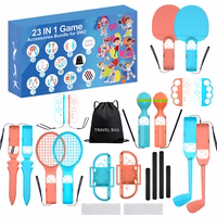 Nintendo Lüliti 23-in-1 Family Accessory Pakk 2 - oranž and sinine Komplekt