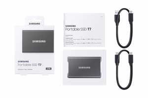 SAMSUNG kaasaskantav SSD T7 2TB hall