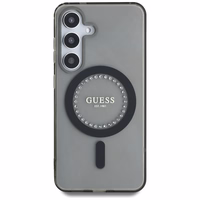 GUESS ümbris jaoks SAMSUNG S25 GUHMS25SPFTDTEK (Magnetic IML Rhinestones) must