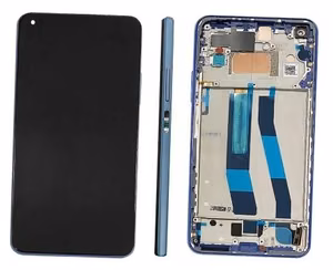 LCD screen Xiaomi 11 Lite 5G NE koos touch screen koos frame Sinine original (service pack)