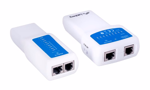 Lanberg NT-0402 network cable tester PoE tester sinine, valge