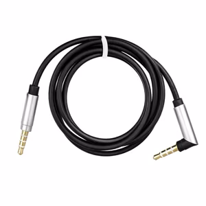 Kaabel AUX Jack 3,5 mm (male) to Jack 3,5 mm (male) at an angle 90 degree 1 m must