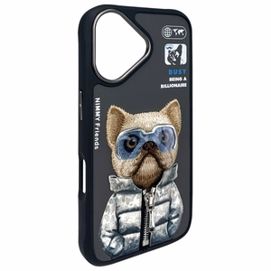 Nimmy Cool&Cute 2.0 Dog Ümbris jaoks iPhone 16 - Must