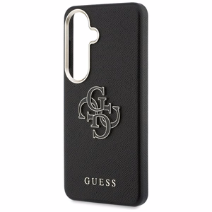 Guess Grained Big 4G Metal Logo case for Samsung Galaxy S26+ - black