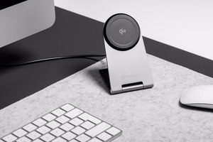 Juhtmevaba laadija Forcell F-Energy Flip Charge USB C Qi2 15W compatible with MagSafe hõbedane 0INT