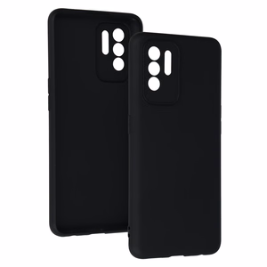 Back Ümbris MATT jaoks OPPO RENO 5Z 5G Must