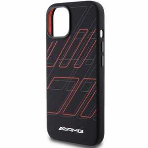 AMG Silicone Large Rhombuses Pattern MagSafe Ümbris jaoks iPhone 15/14/13 - must