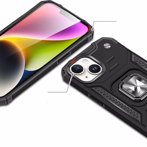 Wozinsky Ring Armor iPhone 15 Plus iPhone 15 Plus Ring Armor Ümbris - hõbedane