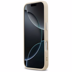 GUESS ümbris jaoks IPHONE 17 compatible with MagSafe GUHMP17SPSDTSCME (PU W/ Triangle Logo) beige