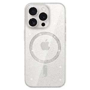 Glitter Magsafe Ümbris jaoks Iphone 16 Pro Max läbipaistev