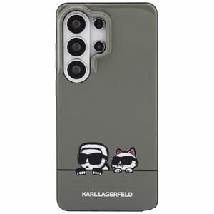 Karl Lagerfeld чехол IML Peekaboo Karl&Choupette MagSafe Samsung Galaxy S26 Ultra черный