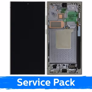 LCD ekraan ühilduv Samsung S928 S24 Ultra raamiga / Titanium Gray / (Service Pack)