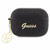 Guess GUAP2GLGSHK AirPods Pro 2 cover must/must Glitter Flake 4G Charm