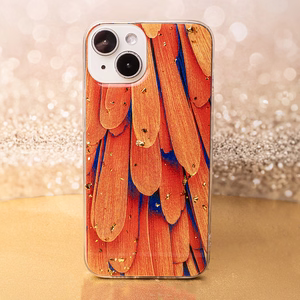 Kuldne Glam ümbris jaoks Samsung Galaxy A14 4G / A14 5G oranž
