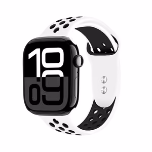Crong Duo Sport rihm Apple Watch 38 / 40 / 41 / 42 mm, valge ja must