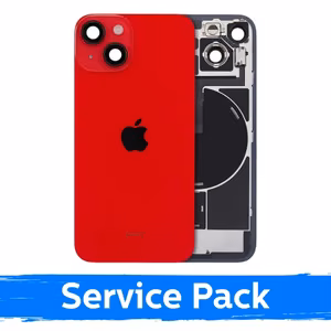 Задняя крышка, совместима с Apple iPhone 14 / Красный / (Service Pack)