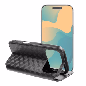 Flip case for iPhone 17 PRO MAX / 18 PRO MAX Cubic Book black