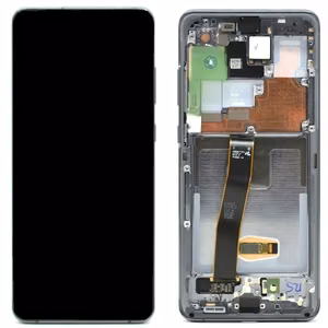 LCD ekraan Samsung G988 S20 Ultra puuteekraani ja raamiga Cosmic Grey originaal (service pack)