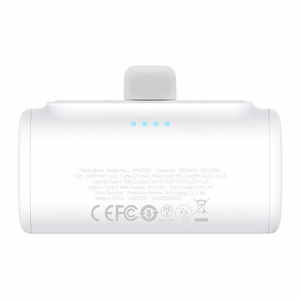 Powerbank Baseus Compact 5000mAh, 20W, USB-C (biały)