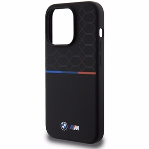 BMW M Silicone Pattern MagSafe ümbris jaoks iPhone 15 Pro - must