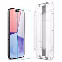 SPIGEN Karastatud klaas GLAS.TR ”EZ FIT” 2-pack jaoks IPHONE 15 Pro Max läbipaistev