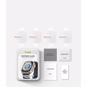 Ringke ID FC Glass 4-pack tempered glass jaoks Apple Watch Ultra 1 / 2 (49 mm)