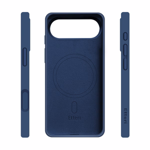 Etteri Silikoon Mag ümbris for iPhone 17 Air tumesinine