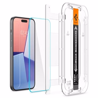 Spigen Glas.tR EZ Fit Karastatud klaas jaoks iPhone 15 Plus / 16 Plus - 2 pcs.