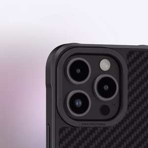 AmazingThing Titan Max Ümbris with 1500D Aramid Fibers jaoks iPhone 16 Pro Max - Must