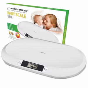 Esperanza EBS019 Bebe – digitaalne beebikaal, valge