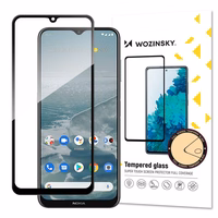 Wozinsky super vastupidavad Full Glue karastatud klaasist täisekraan koos raamiga Case Friendly Nokia G20 must