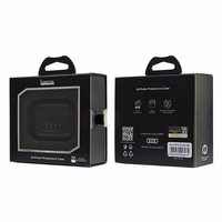 Audi Leather Big Logo AirPods Pro 2 cover must/must AU-APP2-GT/D3-BK