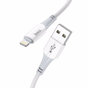 Кабель USB A to Lightning Hoco 2,4A 1 m X70 белый