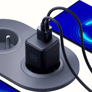 Must 3mk Hyper GaN võrgulaadija, 20 W, QC4+/PD/PPS, USB 1A1C, EL
