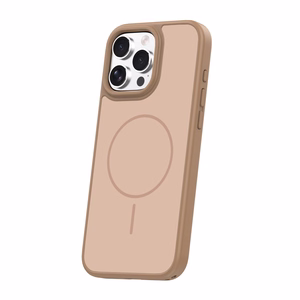 Frame Thin Mag ümbris for iPhone 16 Pro Max 6,9" pruun