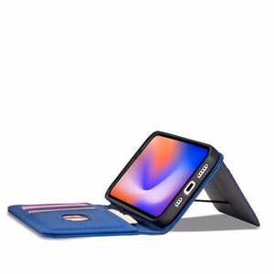 Magnetkaardi ümbris iPhone 12 Pro kaardi rahakoti kaardi alus sinine
