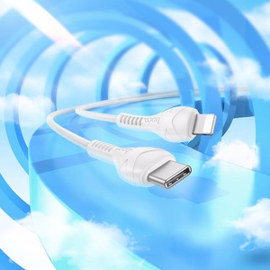 Kaabel USB C to Lightning Hoco PD 27W 1 m X37 valge