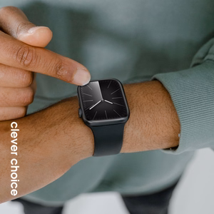 Crong Liquid rihm Apple Watch 38 / 40 / 41 / 42 mm kellale, must