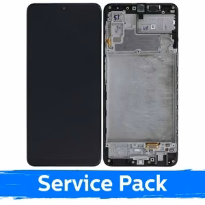 LCD ekraan ühilduv Samsung M225 M22 / E225 F22 must raamiga (Service Pack)