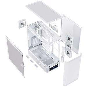 MODECOM Volcano Volcano AQ500 ARGB Midi valge