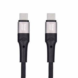 Kaabel USB C do USB C sinine Star 3A 60W PD QC4.0 with braid 2 m TFK-DC-004 must