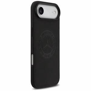Mercedes Leather Vintage Logo MagSafe Ümbris jaoks iPhone Air - Must