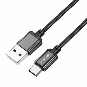 USB Cable Borofone "BX87" Black "Type-C" 100cm