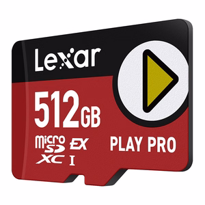 Карта памяти Lexar PLAY Pro microSD Express 7.1 объемом 512 ГБ