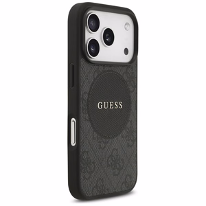 Guess 4G Circle Classic Logo MagSafe ümbris jaoks iPhone 17 Pro - must