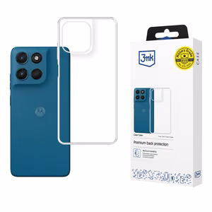 3mk läbipaistev ümbris Motorola Moto G57 Power jaoks - läbipaistev