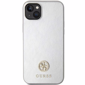 Guess GUHCP15MPS4DGPS iPhone 15 Plus 6.7" hõbedane/hõbedane hardcase Strass Metal Logo