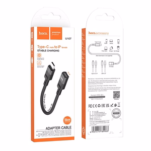 adapter OTG USB C do Lightning Hoco 3A 0,1 m U107 must