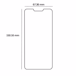 Tempered glass 2,5D jaoks Motorola Moto G7 Power